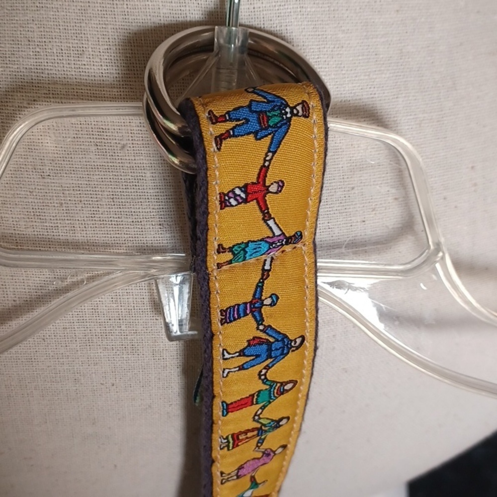 The Belted Cow Youth D-Ring Around The World Friends Belt-L, 33" L Plus D-ring
